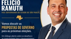 Vice-governador Felício Ramuth debate propostas para o futuro de São Paulo em encontro com lideranças empresariais